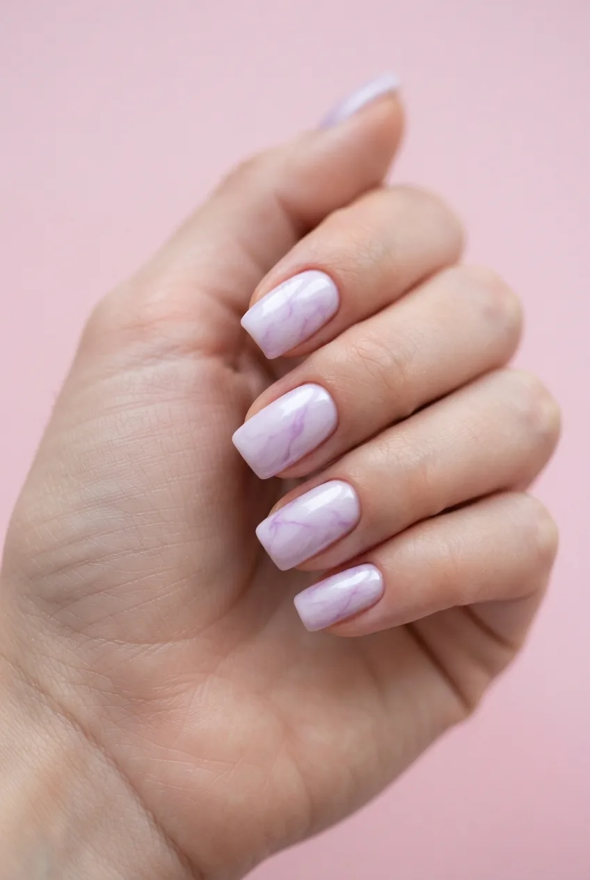 22 Marble Nail Designs That Look Like Polished Stone Slabs