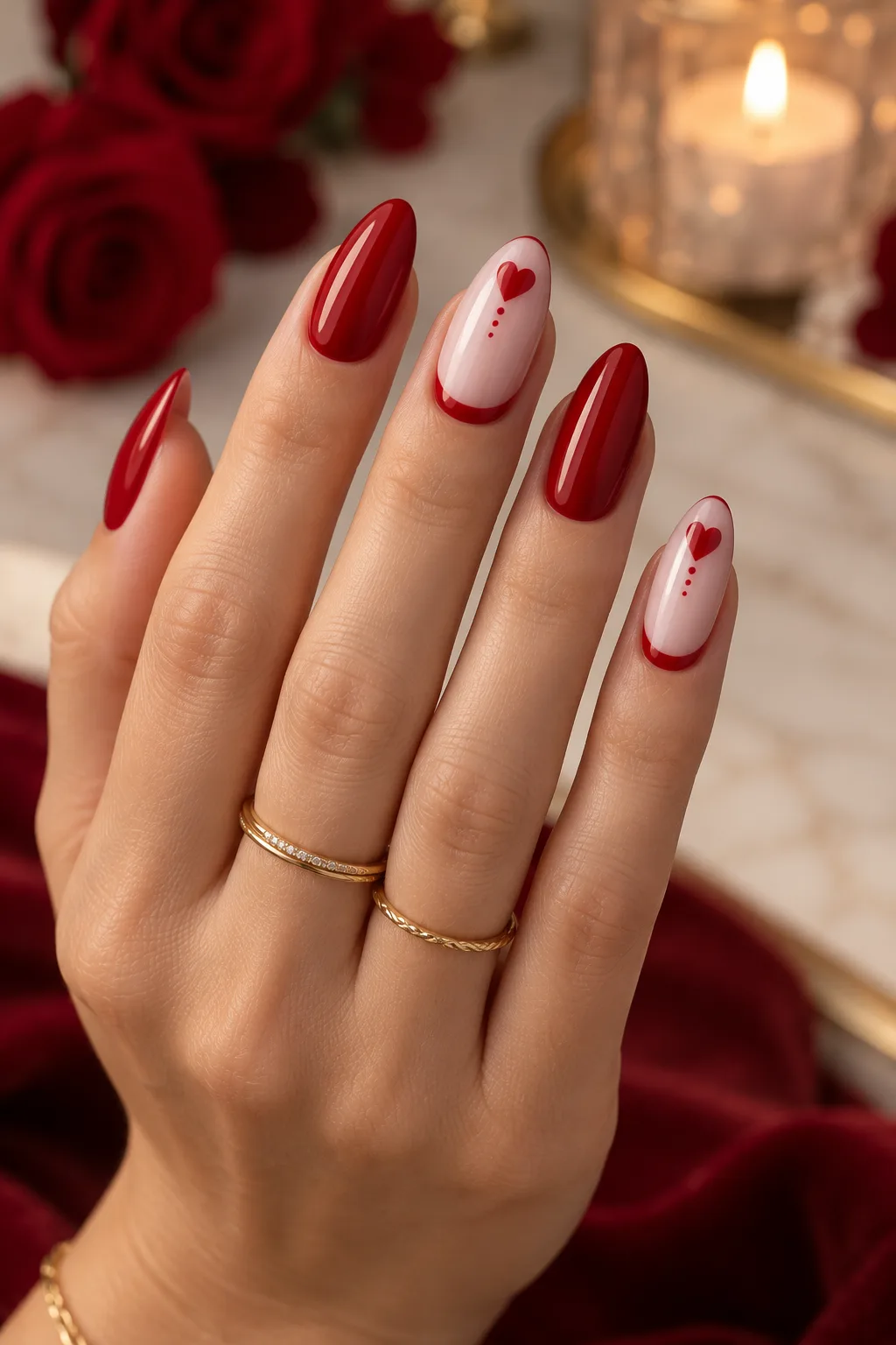 Burgundy Love Story