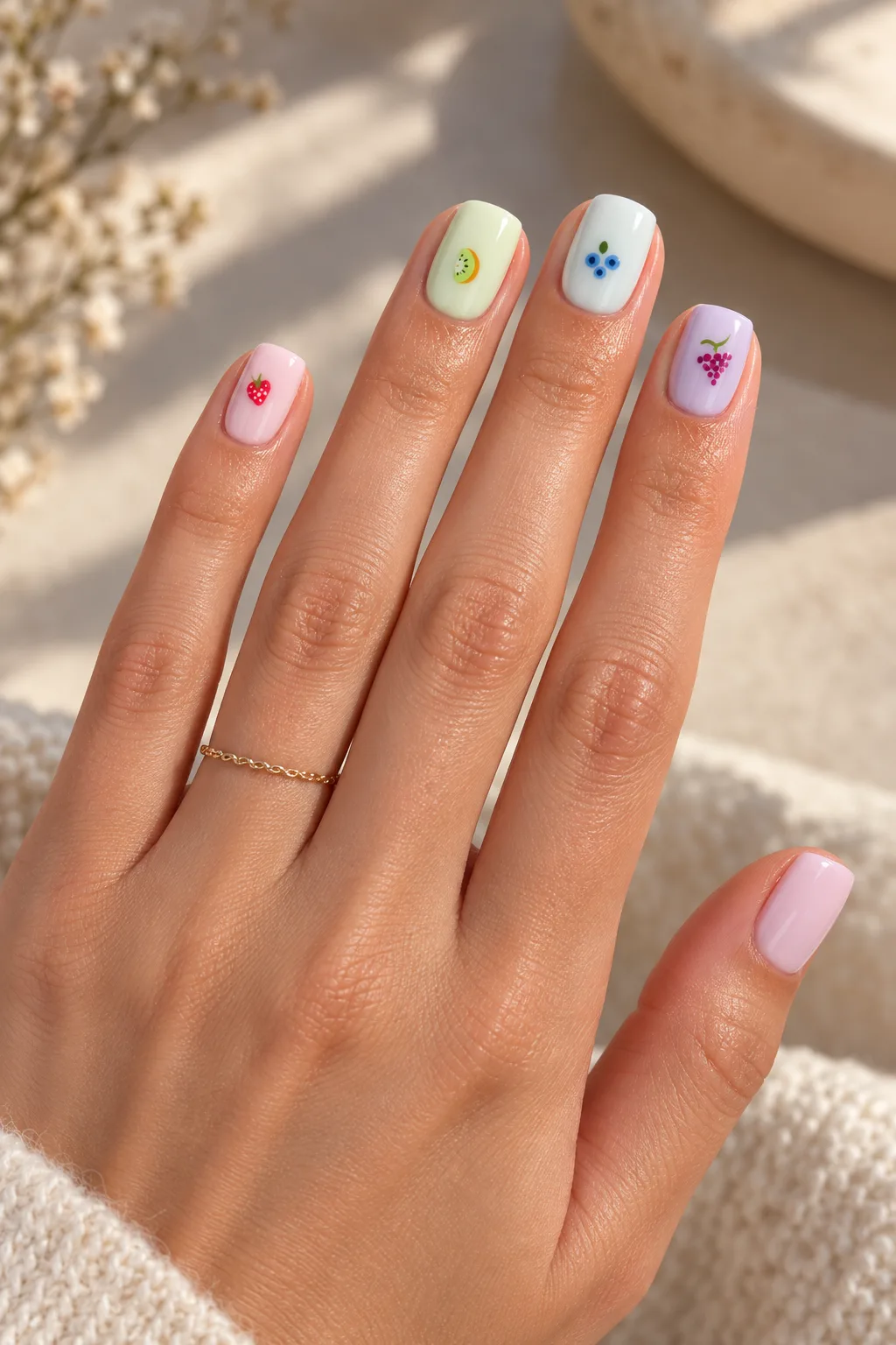 The short square manicure