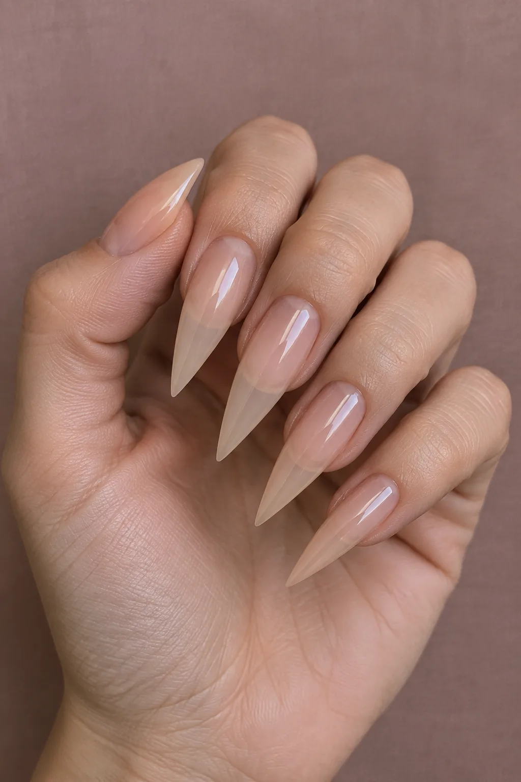 18 Stiletto Nail Designs From Sheer Nude to Chrome