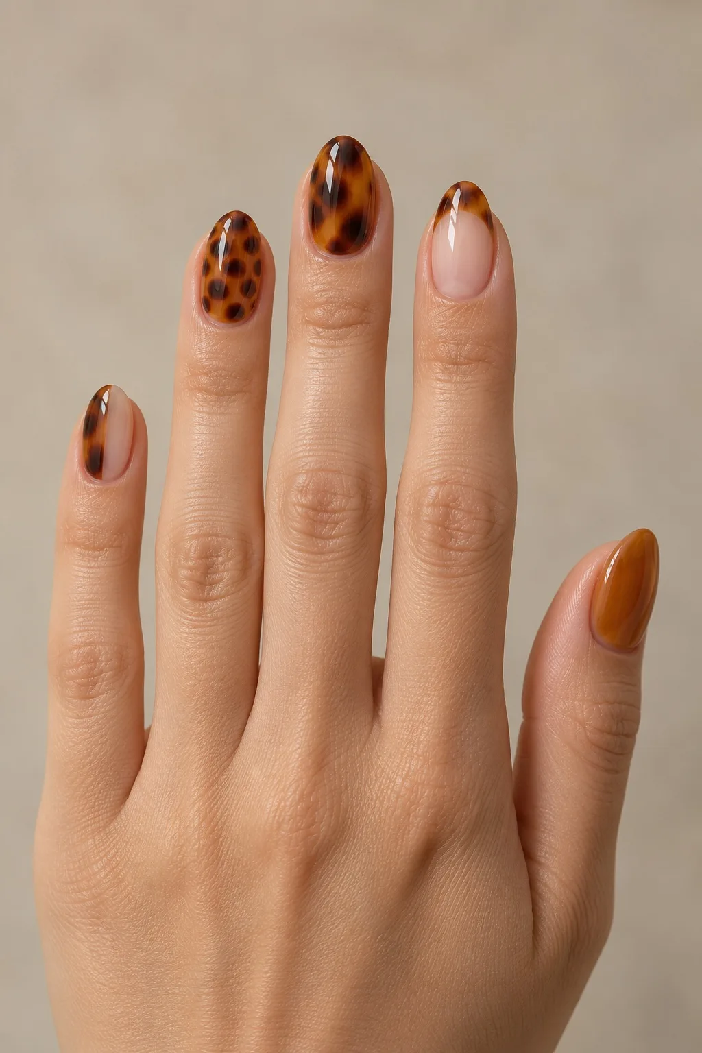 Mix-and-Match Tortie Set — tortoiseshell nails